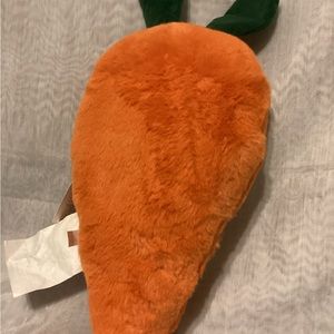 2024 Bullseye Playground Plush Carrot Pillow With Bunny Ears